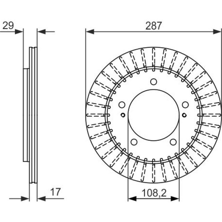 Bremsscheibe 0 986 479 486 Bremsscheibe 0 986 479 486