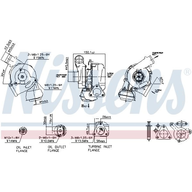 Nissens Turbolader 93239 Nissens Turbolader 93239