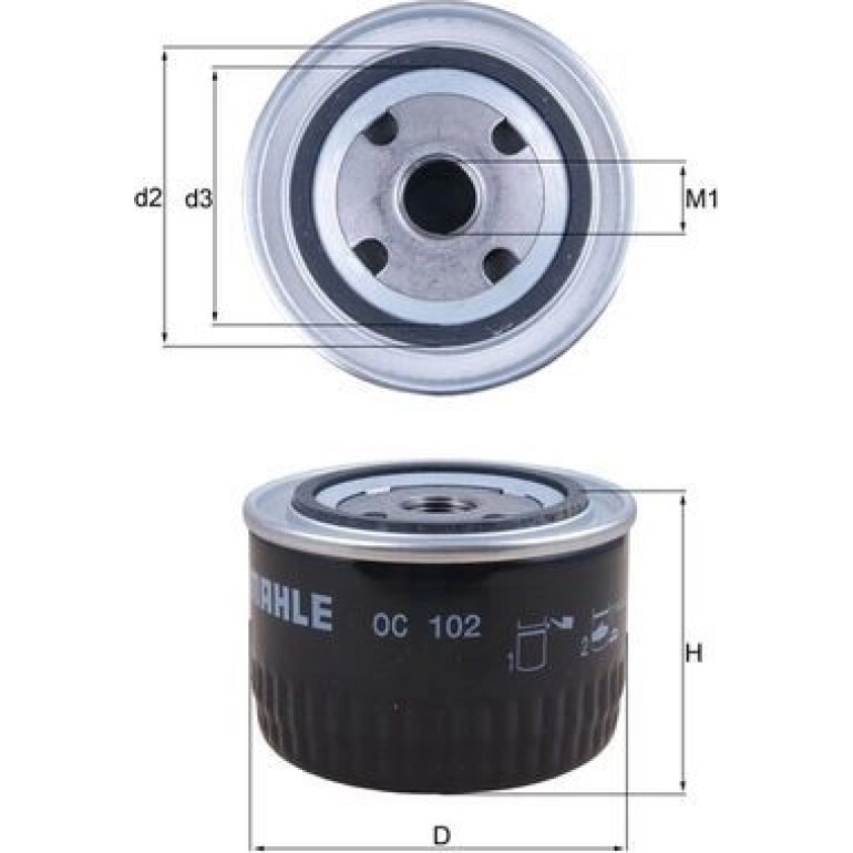 Ölfilter OC 102