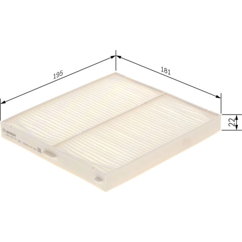 Filter, Innenraumluft 1 987 435 115 Filter, Innenraumluft 1 987 435 115