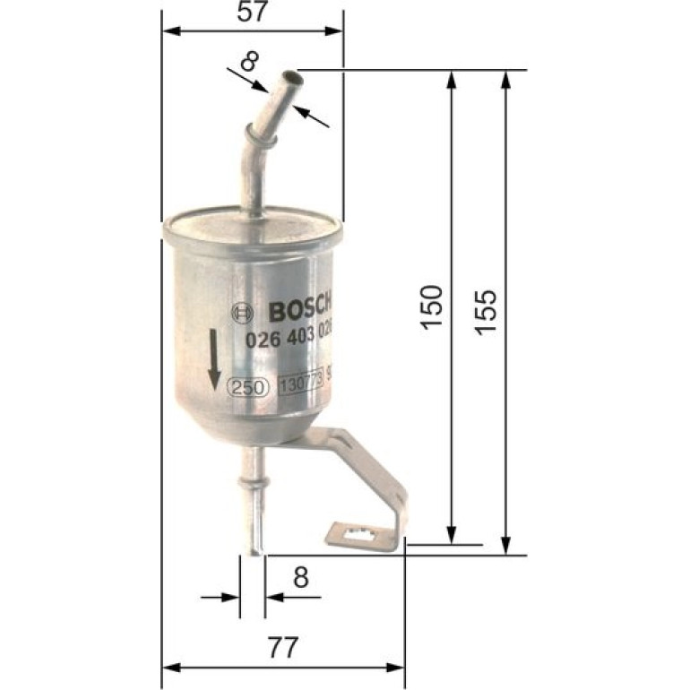 Kraftstofffilter F 026 403 026 Kraftstofffilter F 026 403 026