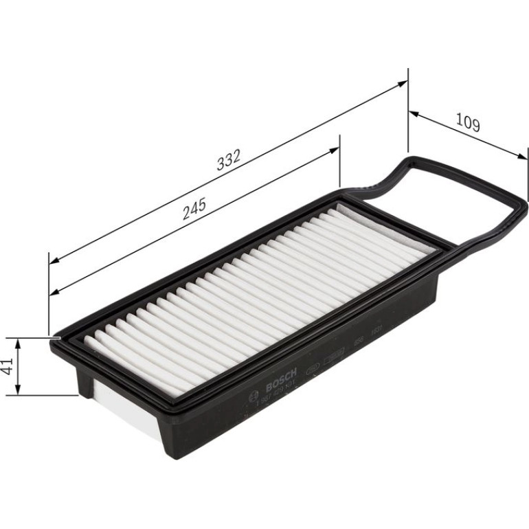 BOSCH 1 987 429 191 Luftfilter
