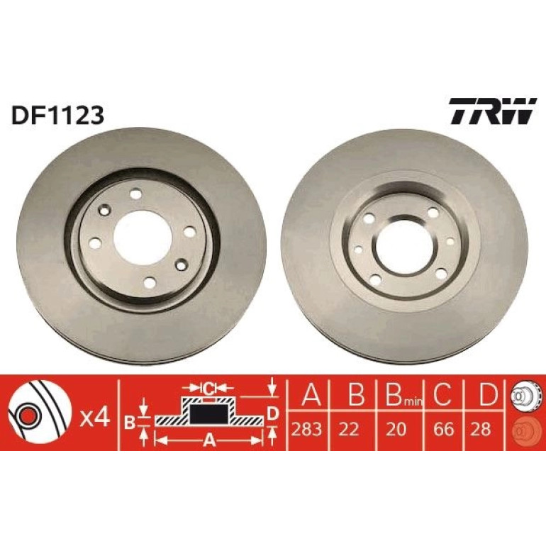 Bremsscheibe DF1123