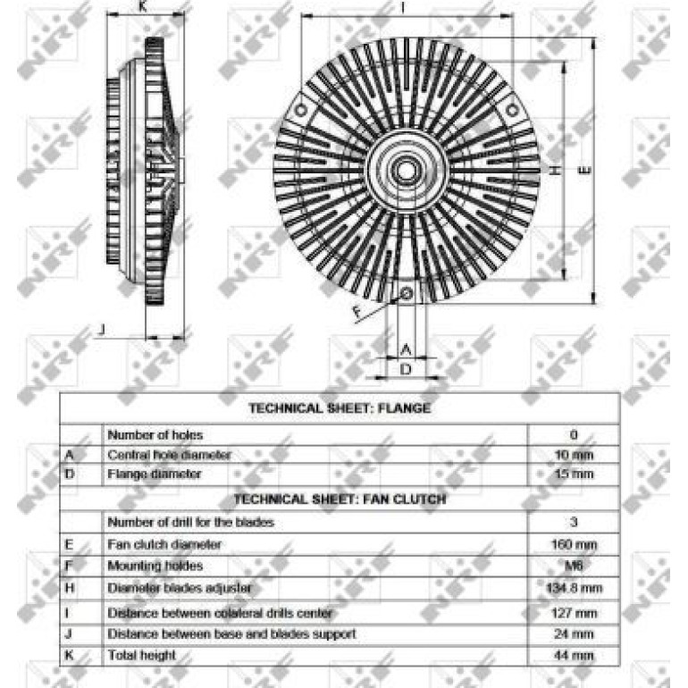 Kupplung, Kühlerlüfter 49538 Kupplung, Kühlerlüfter 49538