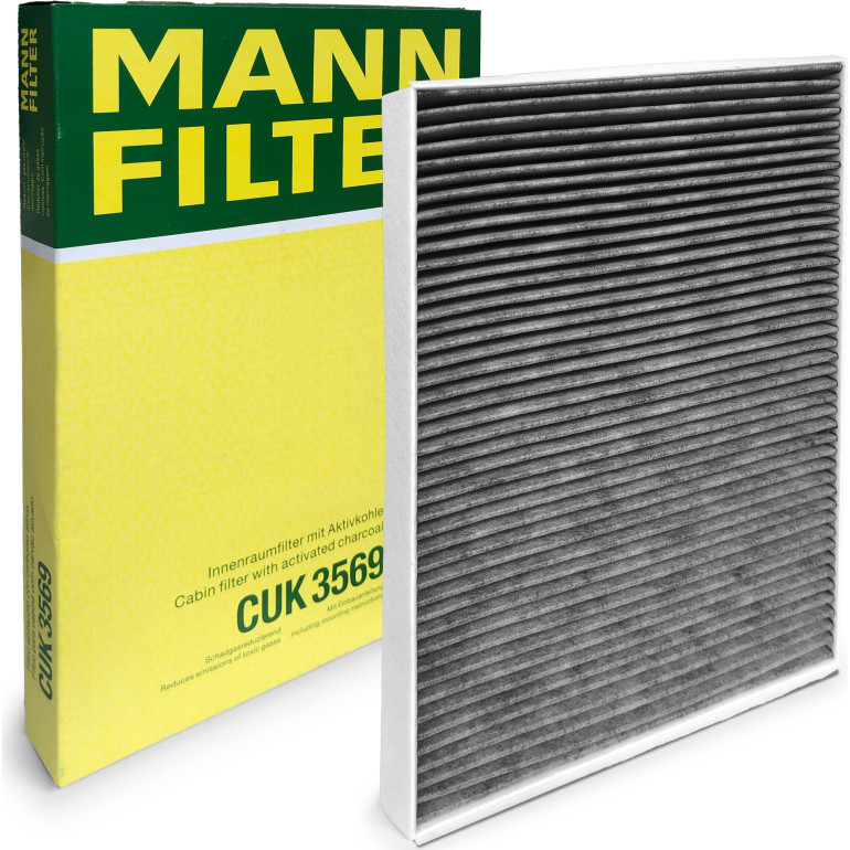 MANN-FILTER CUK 3569 Innenraumfilter, Aktivkohlefilter MANN-FILTER CUK 3569 Innenraumfilter, Aktivkohlefilter