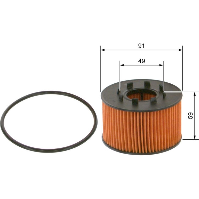 BOSCH 1 457 429 239 Ölfilter