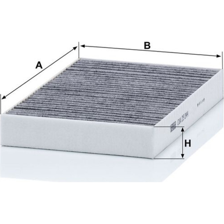 MANN-FILTER CUK 25 044 Innenraumfilter, Aktivkohlefilter