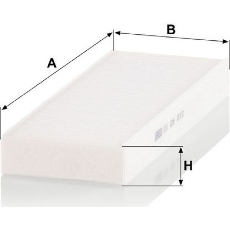 MANN-FILTER CU 28 010 Innenraumfilter, Partikelfilter MANN-FILTER CU 28 010 Innenraumfilter, Partikelfilter
