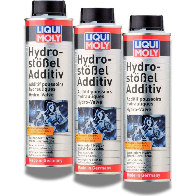 3x LIQUI MOLY 1009 Motoröladditiv Hydrostößel Additiv Dose, 300ml (900ml) 3x LIQUI MOLY 1009 Motoröladditiv Hydrostößel Additiv Dose, 300ml (900ml)