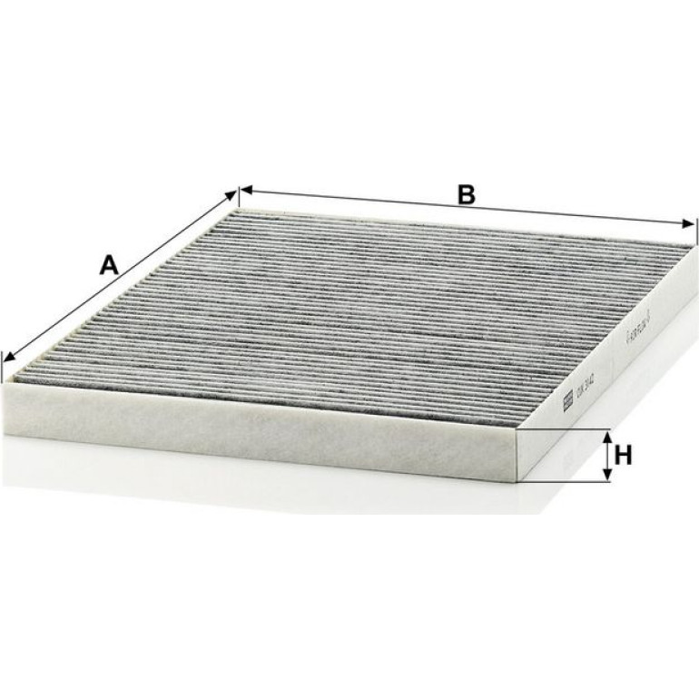 MANN-FILTER CUK 3142 Innenraumfilter, Aktivkohlefilter MANN-FILTER CUK 3142 Innenraumfilter, Aktivkohlefilter