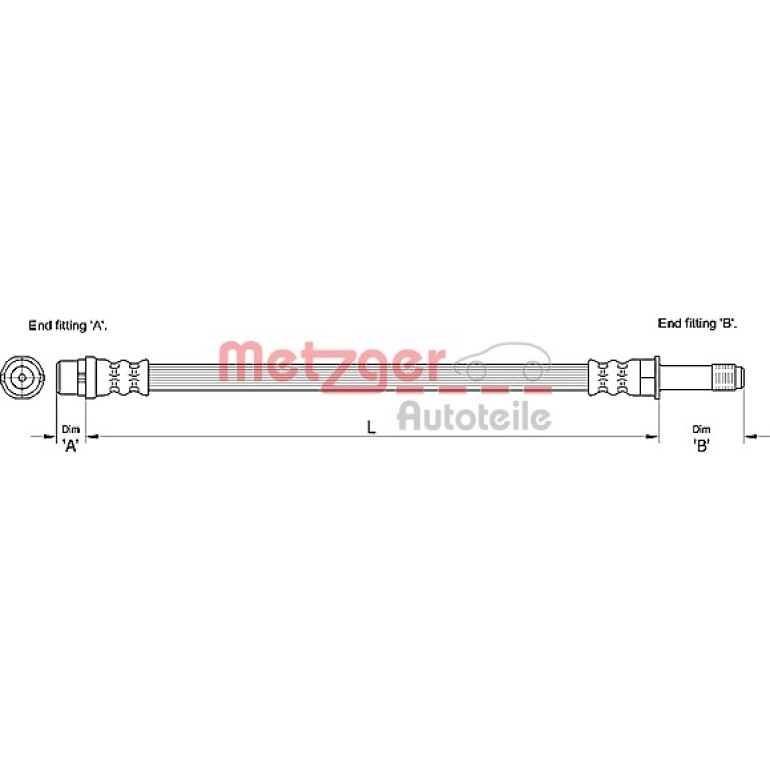 Bremsschlauch 4110279 Bremsschlauch 4110279