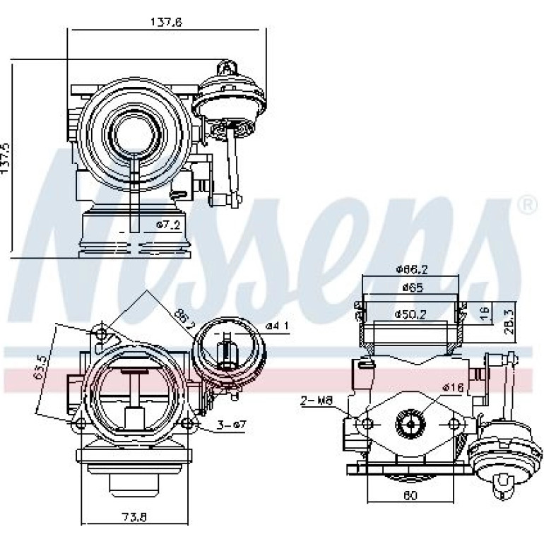 AGR-Ventil 98162 AGR-Ventil 98162