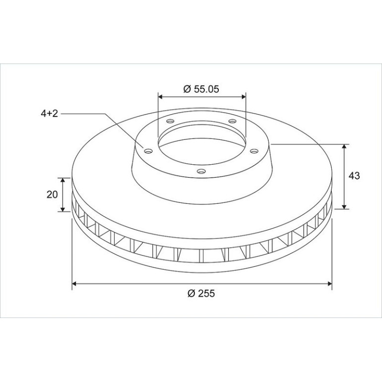 Bremsscheibe 672800