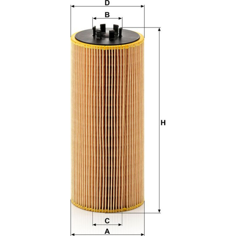 MANN-FILTER HU 12 110 x Ölfilter mit Dichtung, Filtereinsatz MANN-FILTER HU 12 110 x Ölfilter mit Dichtung, Filtereinsatz