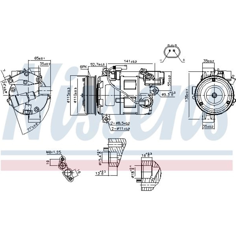 Kompressor, Klimaanlage 89086 Kompressor, Klimaanlage 89086