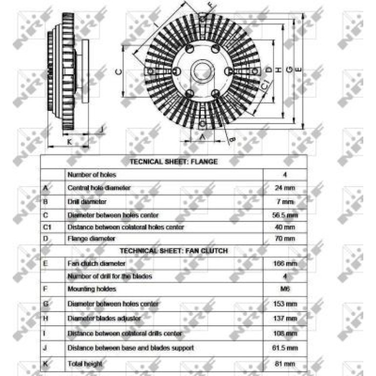Kupplung, Kühlerlüfter 49527 Kupplung, Kühlerlüfter 49527