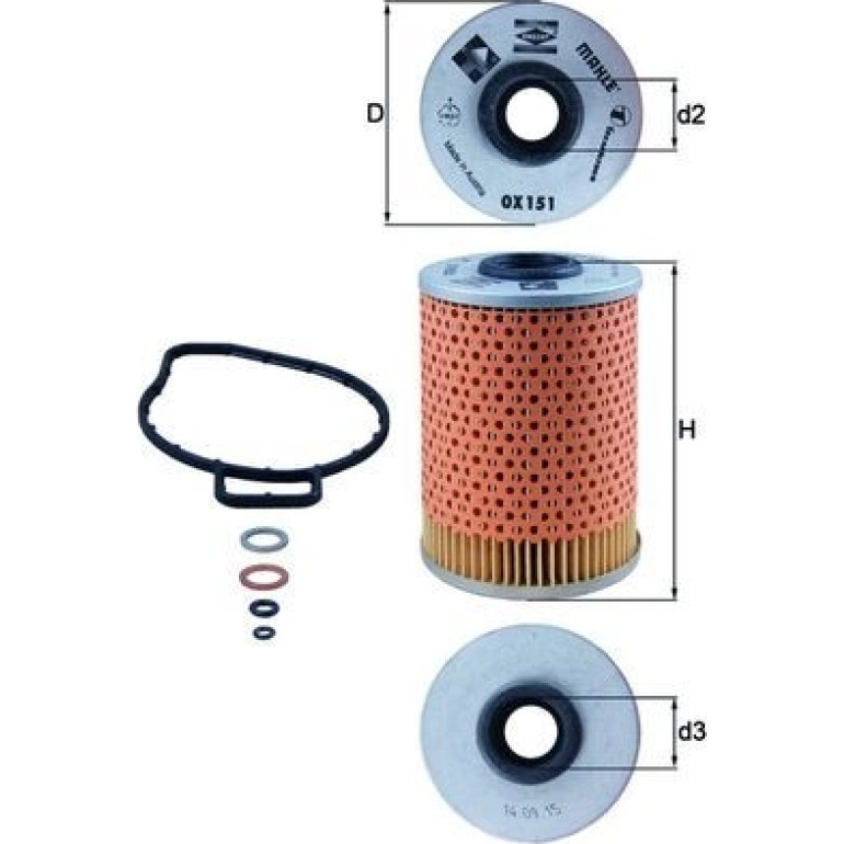 Ölfilter OX 151D Ölfilter OX 151D