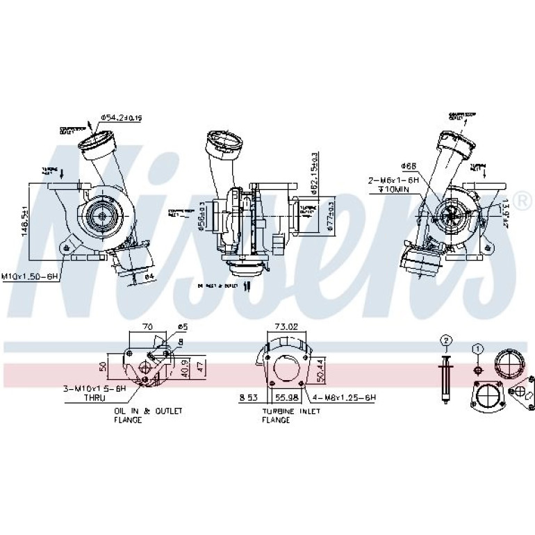 Nissens Turbolader 93244