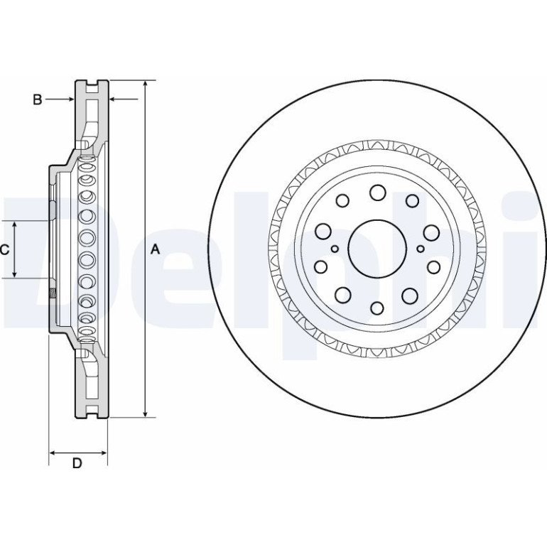 Bremsscheibe BG9186C