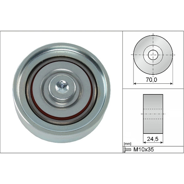 Umlenk-/Führungsrolle, Keilrippenriemen 532 0583 10