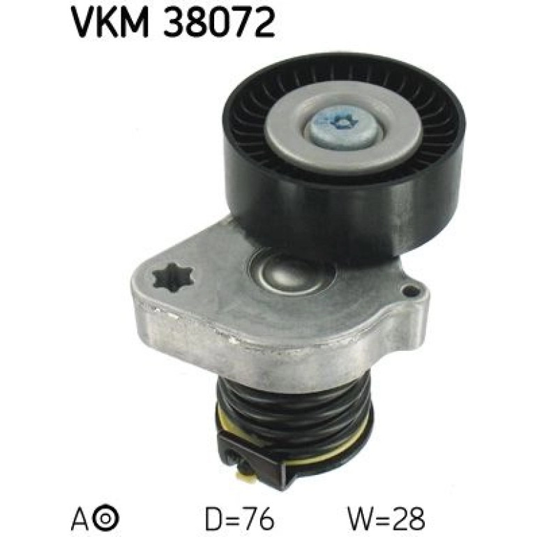 Spannrolle, Keilrippenriemen VKM 38072 Spannrolle, Keilrippenriemen VKM 38072