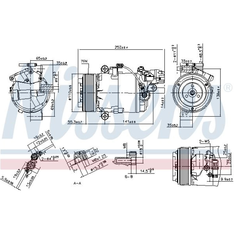 Kompressor, Klimaanlage 890071 Kompressor, Klimaanlage 890071