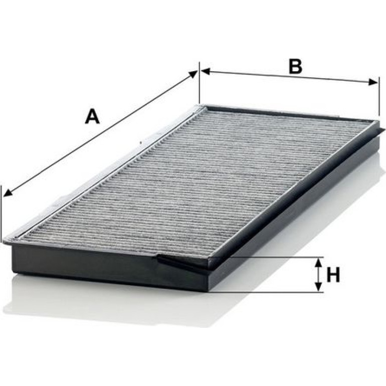 MANN-FILTER CUK 37 001 Innenraumfilter, Aktivkohlefilter