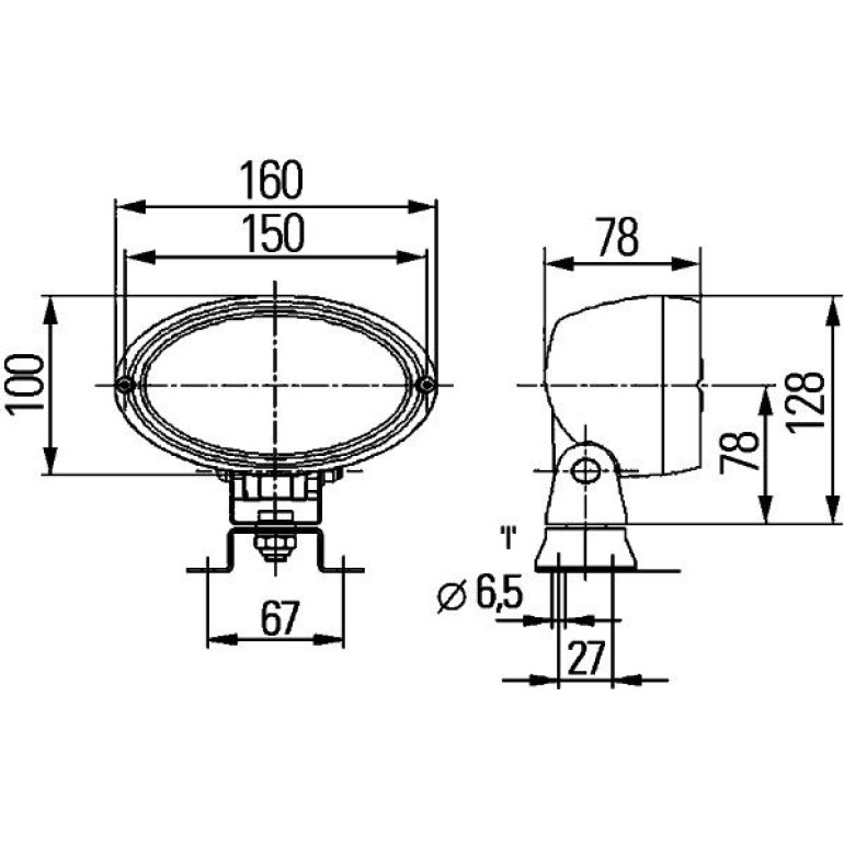 Arbeitsscheinwerfer 1GA 996 161-581 Arbeitsscheinwerfer 1GA 996 161-581