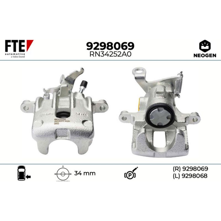 Bremssattel 9298069 Bremssattel 9298069