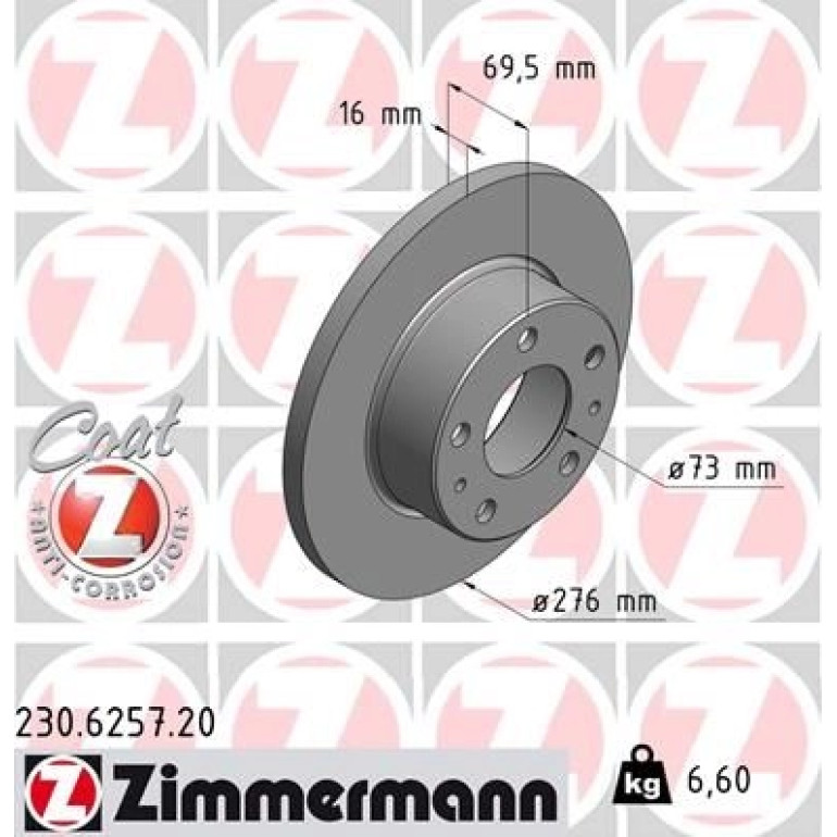 Bremsscheibe 230.6257.20 Bremsscheibe 230.6257.20