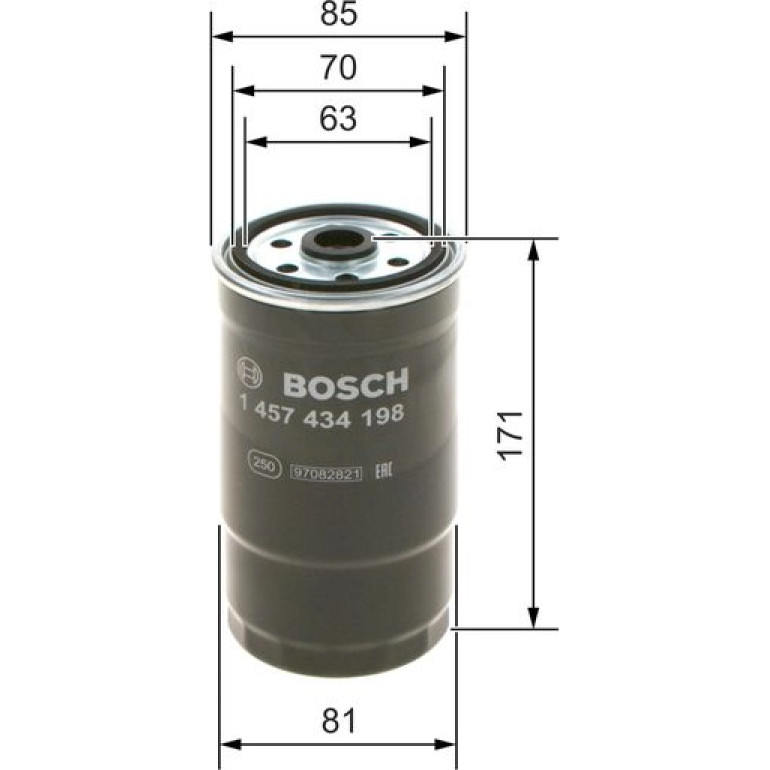 Kraftstofffilter 1 457 434 198