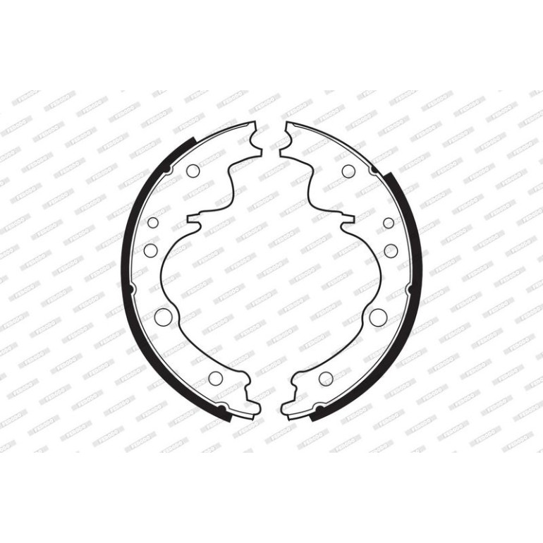 Bremsbackensatz FSB393R Bremsbackensatz FSB393R