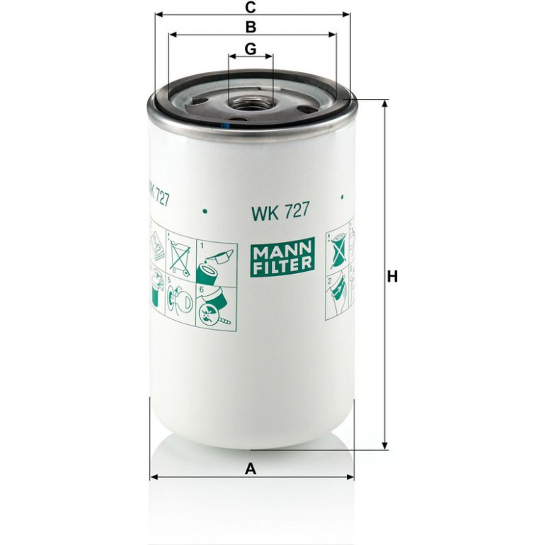 Kraftstofffilter WK 727