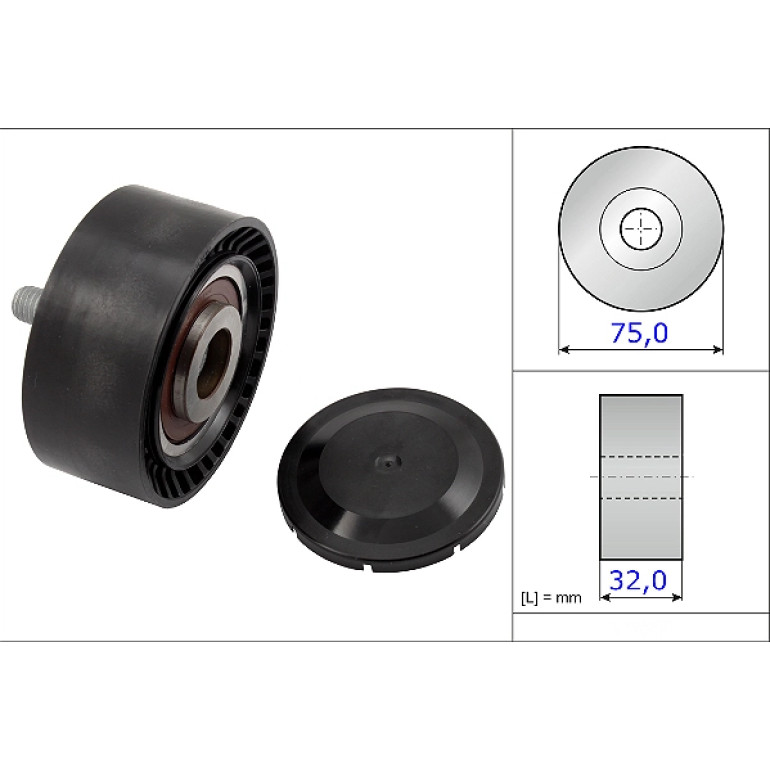 Umlenk-/Führungsrolle, Keilrippenriemen 532 0722 10 Umlenk-/Führungsrolle, Keilrippenriemen 532 0722 10