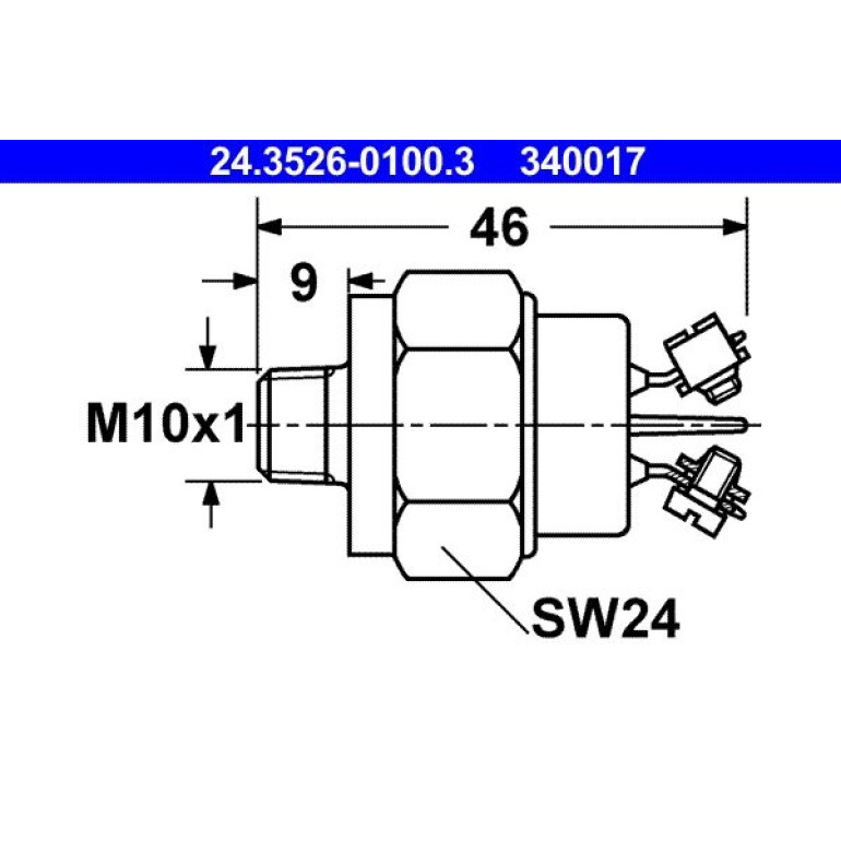 Bremslichtschalter 24.3526-0100.3 Bremslichtschalter 24.3526-0100.3