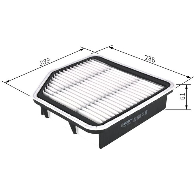 BOSCH F 026 400 192 Luftfilter BOSCH F 026 400 192 Luftfilter
