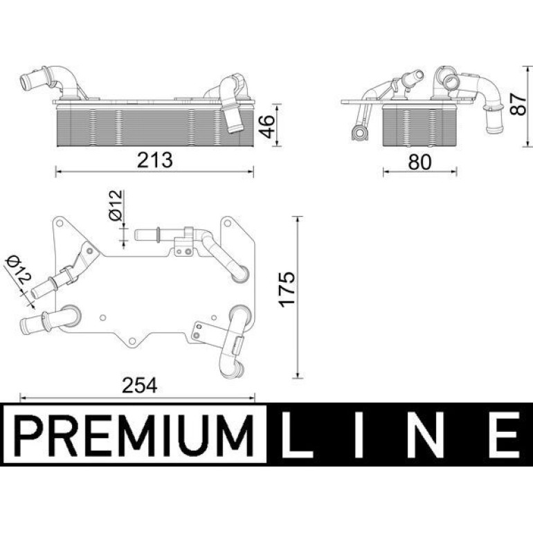 Ölkühler, Automatikgetriebe CLC 287 000P Ölkühler, Automatikgetriebe CLC 287 000P