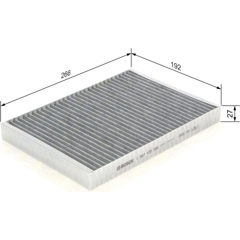 Filter, Innenraumluft 1 987 435 580 Filter, Innenraumluft 1 987 435 580