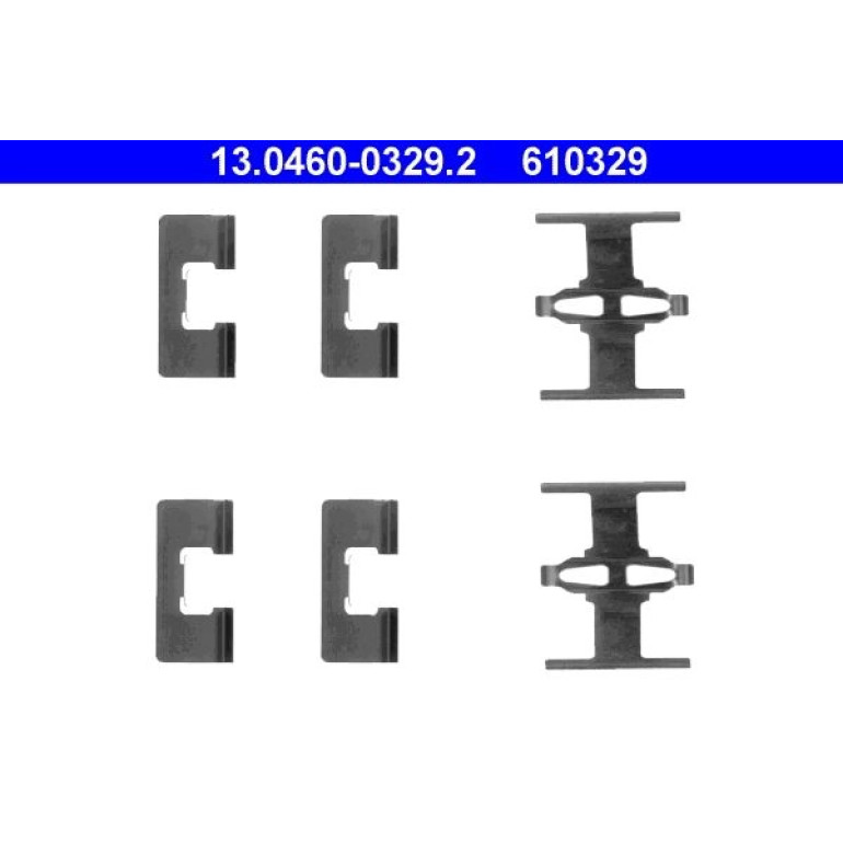 Zubehörsatz, Scheibenbremsbelag 13.0460-0329.2 Zubehörsatz, Scheibenbremsbelag 13.0460-0329.2