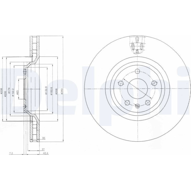 Bremsscheibe BG9054 Bremsscheibe BG9054