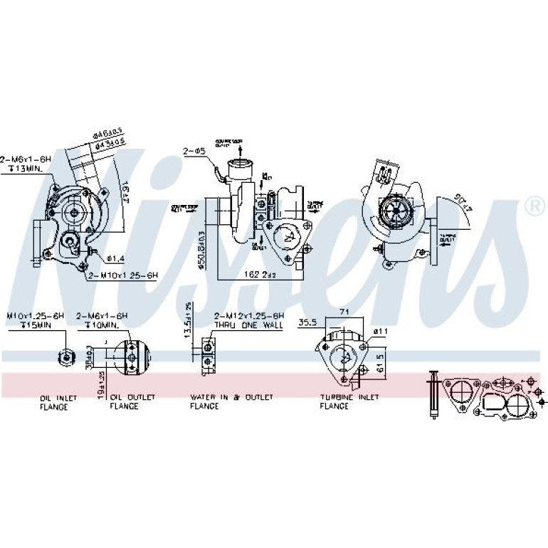 Nissens Turbolader 93065