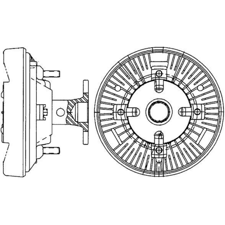 Kupplung, Kühlerlüfter CFC 231 000P Kupplung, Kühlerlüfter CFC 231 000P
