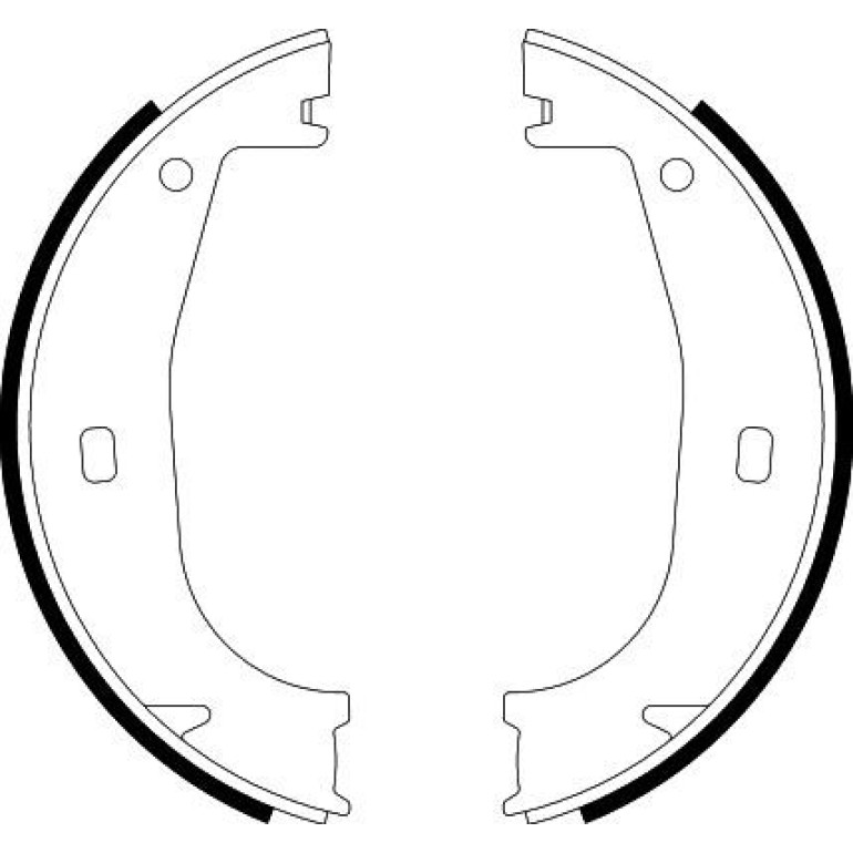 Bremsbackensatz, Feststellbremse 8DA 355 050-351