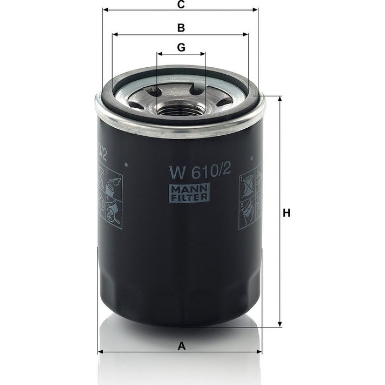 Ölfilter W 610/2 Ölfilter W 610/2