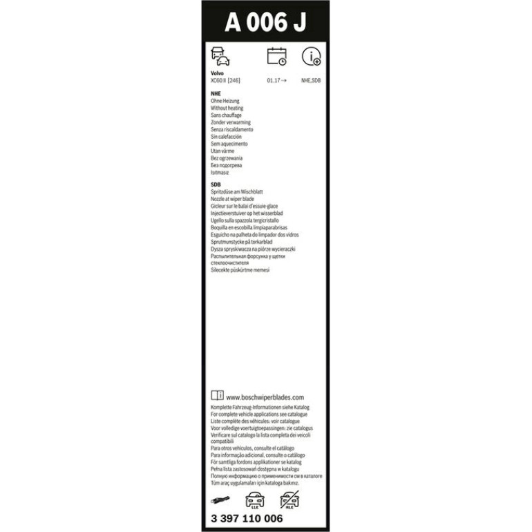 Wischblatt 3 397 110 006