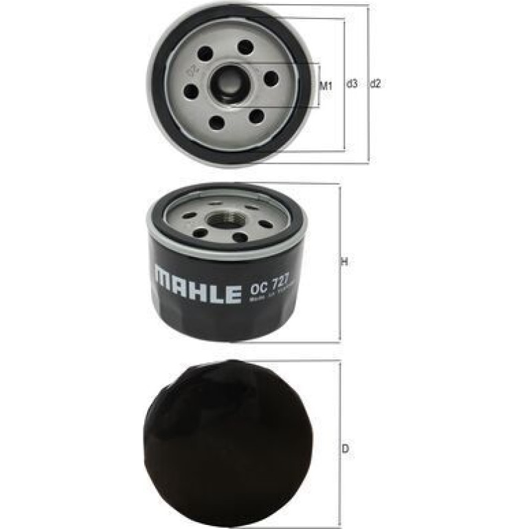 Ölfilter OC 727 Ölfilter OC 727