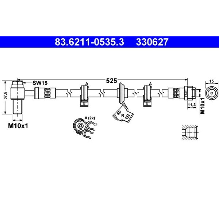 Bremsschlauch 83.6211-0535.3