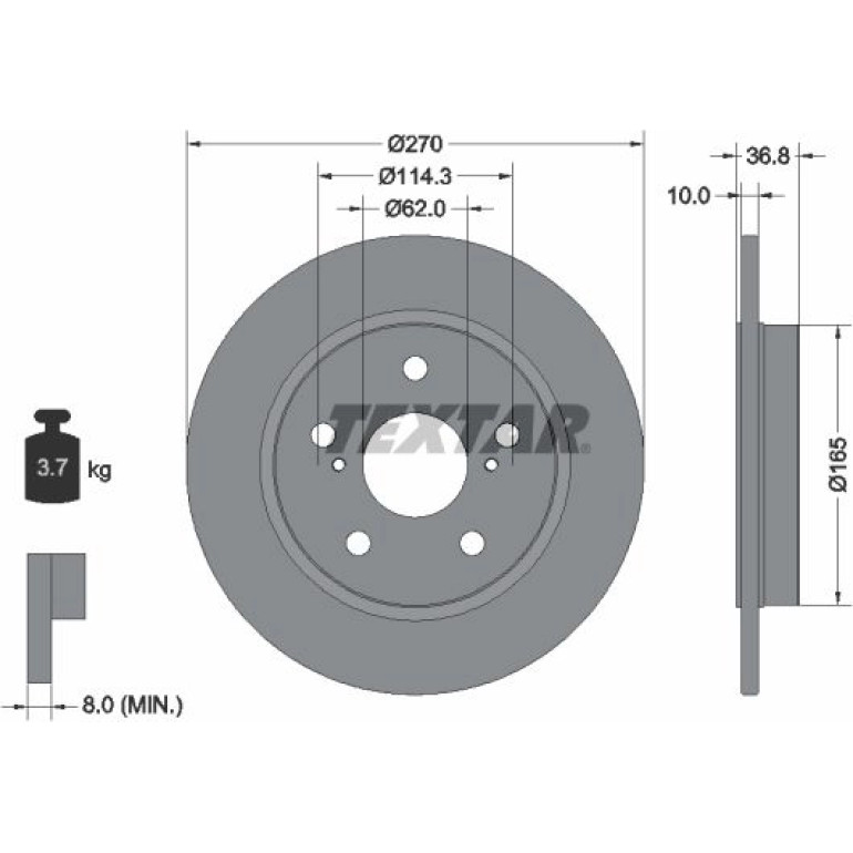 Bremsscheibe 92164003