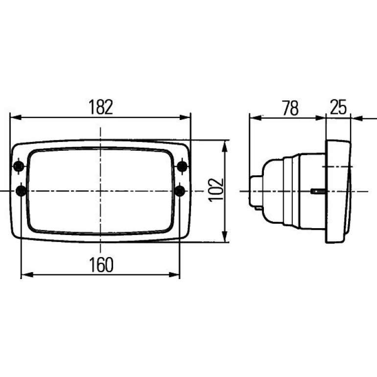 Arbeitsscheinwerfer 1GB 006 213-111