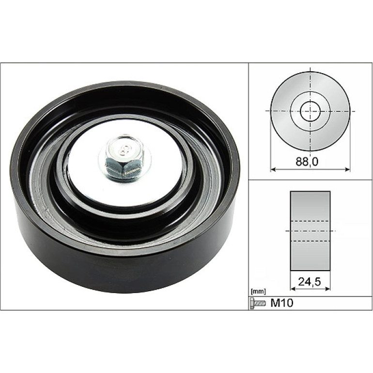 Umlenk-/Führungsrolle, Keilrippenriemen 532 0835 10